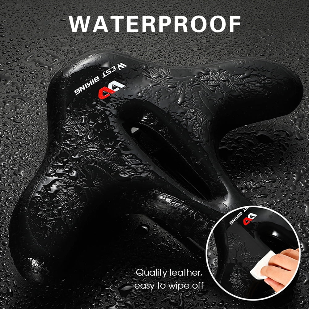 Women Seat Bike Cushion Men Saddle Pad Waterproof Waterproof Saddle WEST MTB Saddle WEST Women BIKING Wide Saddle,Bike Road Men