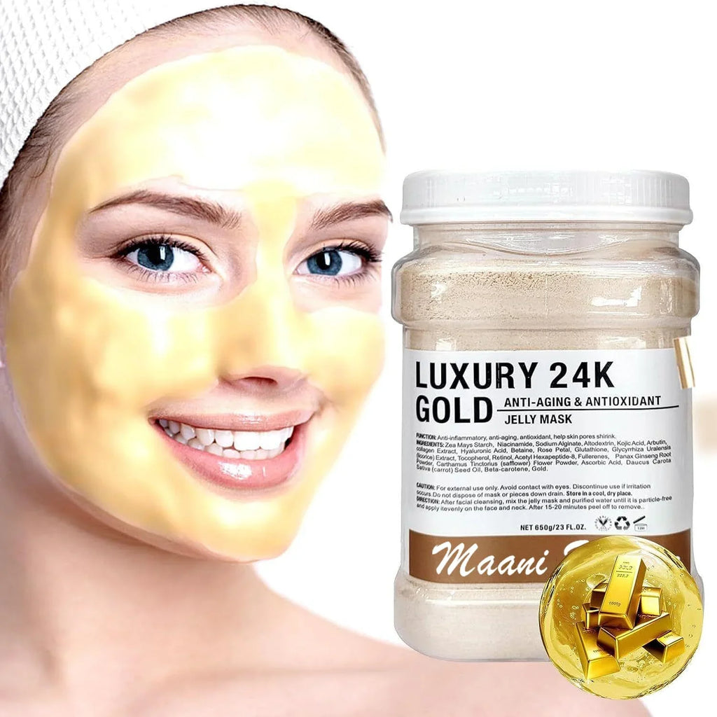 Peel Care Off Fl Mask (2K Off GOLD) SkinCare, Professional Mask, Facial Oz hydrojelly for Gel Face Jelly Moisturizing Hydrating Natural Mask, Masks 23 Facial Peel Powder & DIY Skin