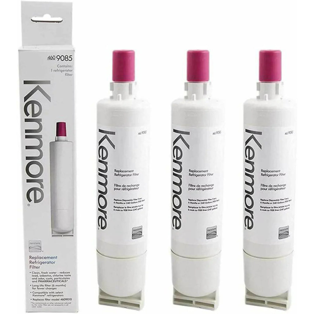 Compatible Filter Water Replacement 4396508,46-9010, 3Pack Kenmore 469010, with 46-9085 Refrigerator 9085