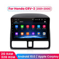 Wireless Navigator Honda AWESAFE 2001 Link CRV Touch 2006,2+32GB Auto Inch with 9 Car 2003 Bluetooth Mirror Carplay Radio 2005 Stereo GPS Radio Android WiFi 2002 FM 2004 Screen for