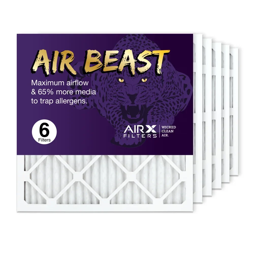 AC 20x20x1 11 in the AIRx Air Filter Made Air MERV Filters Filter, HVAC 6-Pack Beast Furnace USA Air Pleated