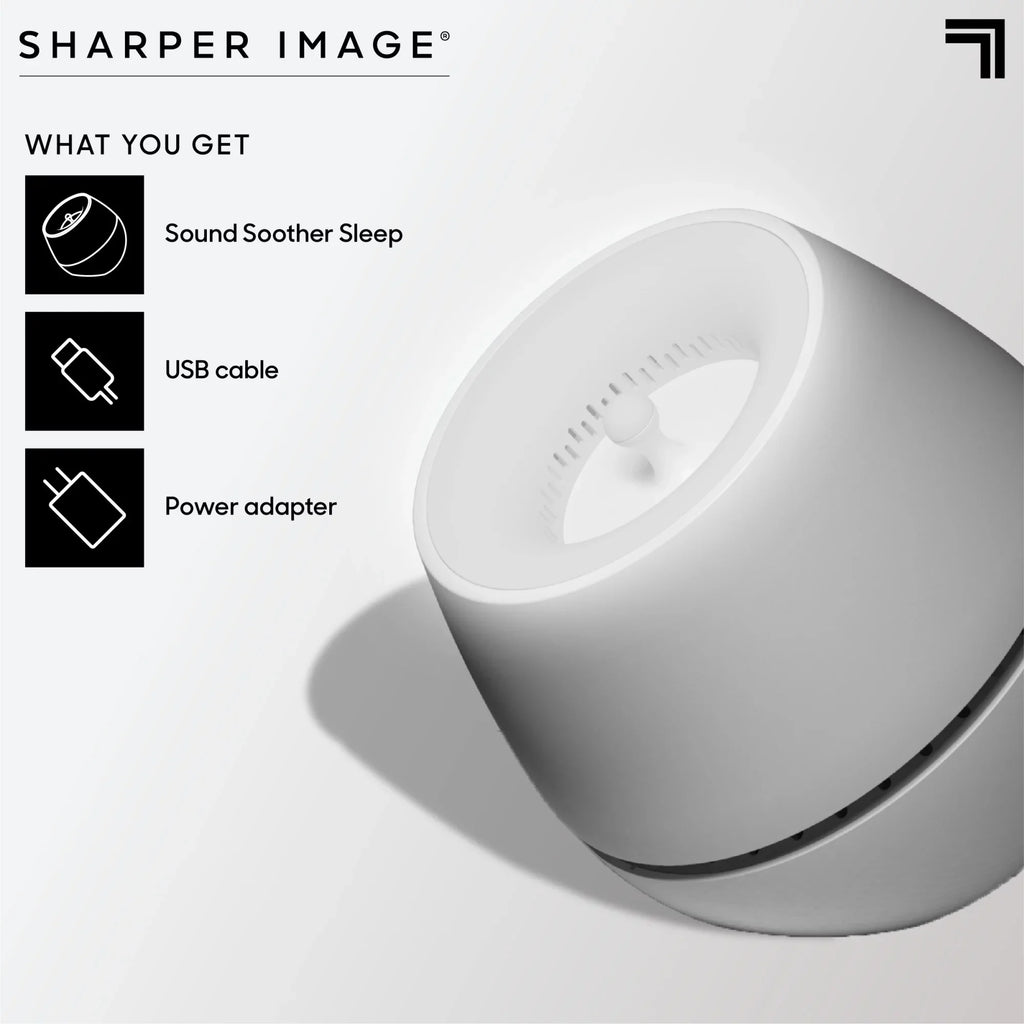 LED With Sharper Glow Image® White Noise Soother Wind, Machine Sound