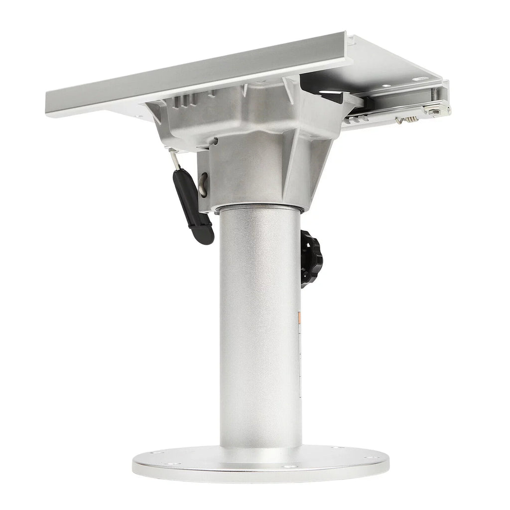 Boat Aluminum Height Boat Base Chair Slide Adjustable Alloy Pedestal with Seat
