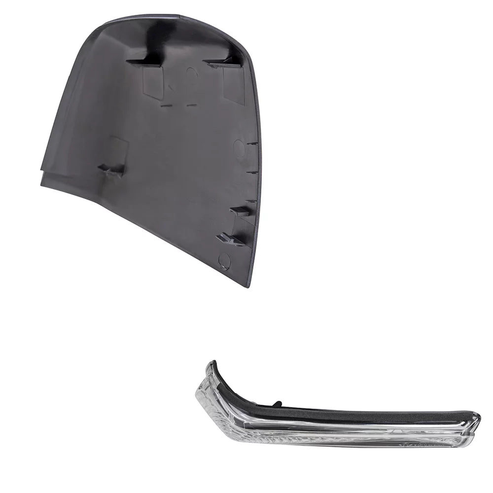 Driver To Paint Turn Door Light Aftermarket Gray Brock Compatible Set Signal Replacement And RAM SLT SLT/Tradesman Cover Promaster Match With 2015-2021 City Mirror Left