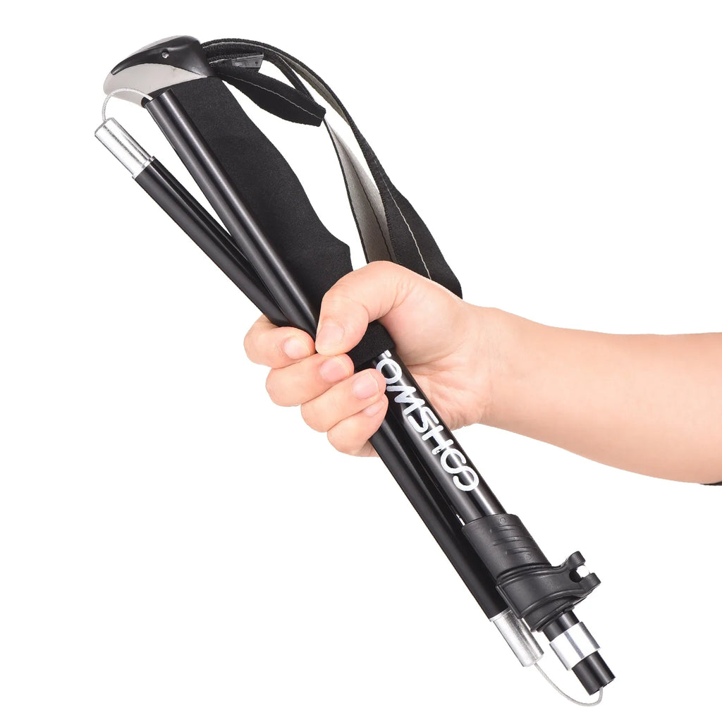 Sturdy Lightweight TOMSHOO Trekking Hiking for Backpacking and Camping Collapsible Portable Pole Set