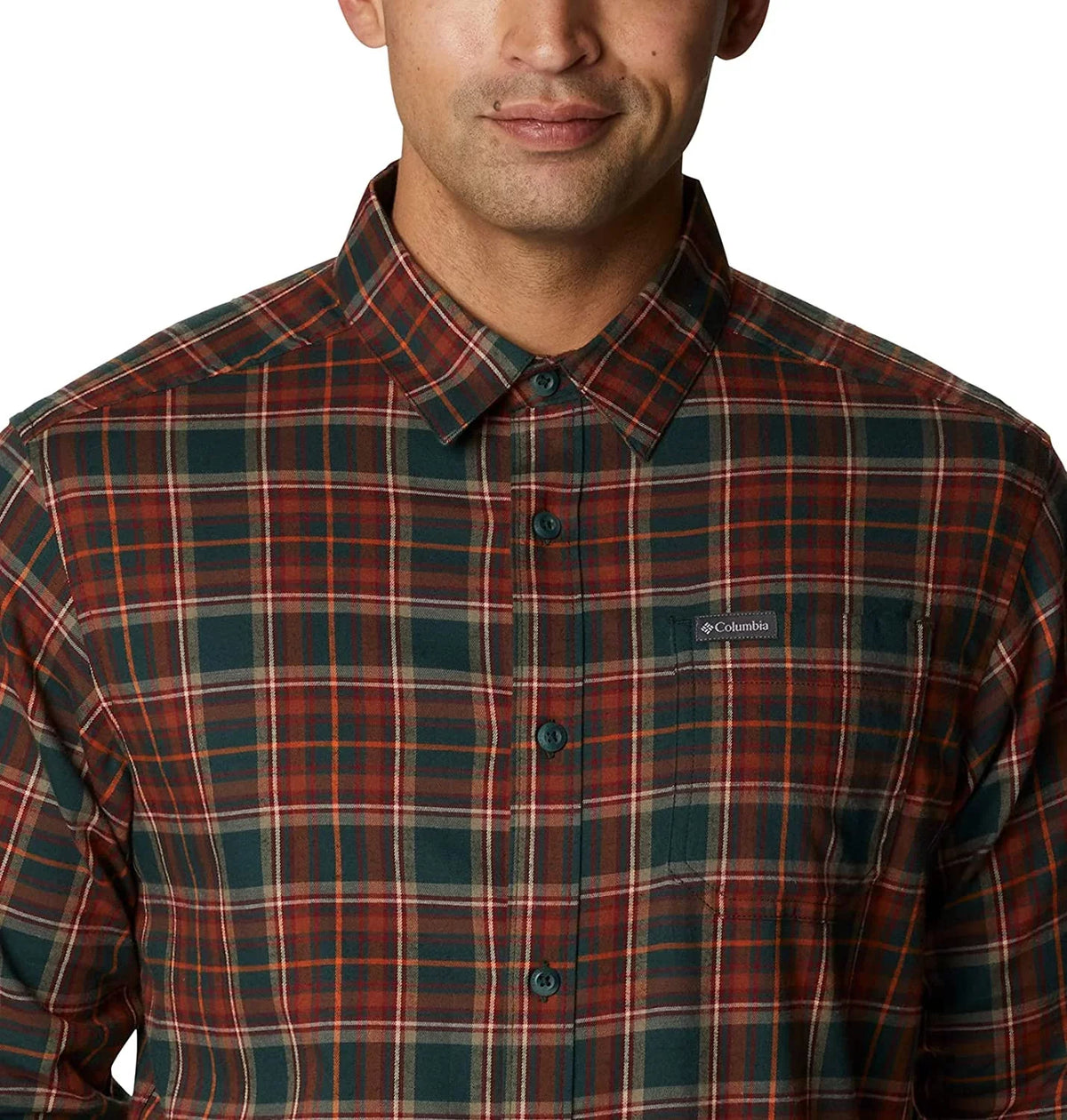 Tartan X-Large Vapor Long Columbia Sleeve Shirt III Cs Ridge Spruce Mens
