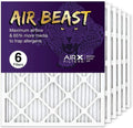 MERV Air In Filter Air AC Furnace The Air Pleated 20X25x1 Filter, 6-Pack Made Beast HVAC 11