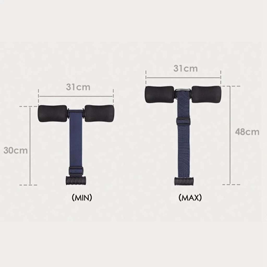 Nordic Padded Workout Strap Abdominal Abdominal Sit Bar Exercise Portable Hamstring