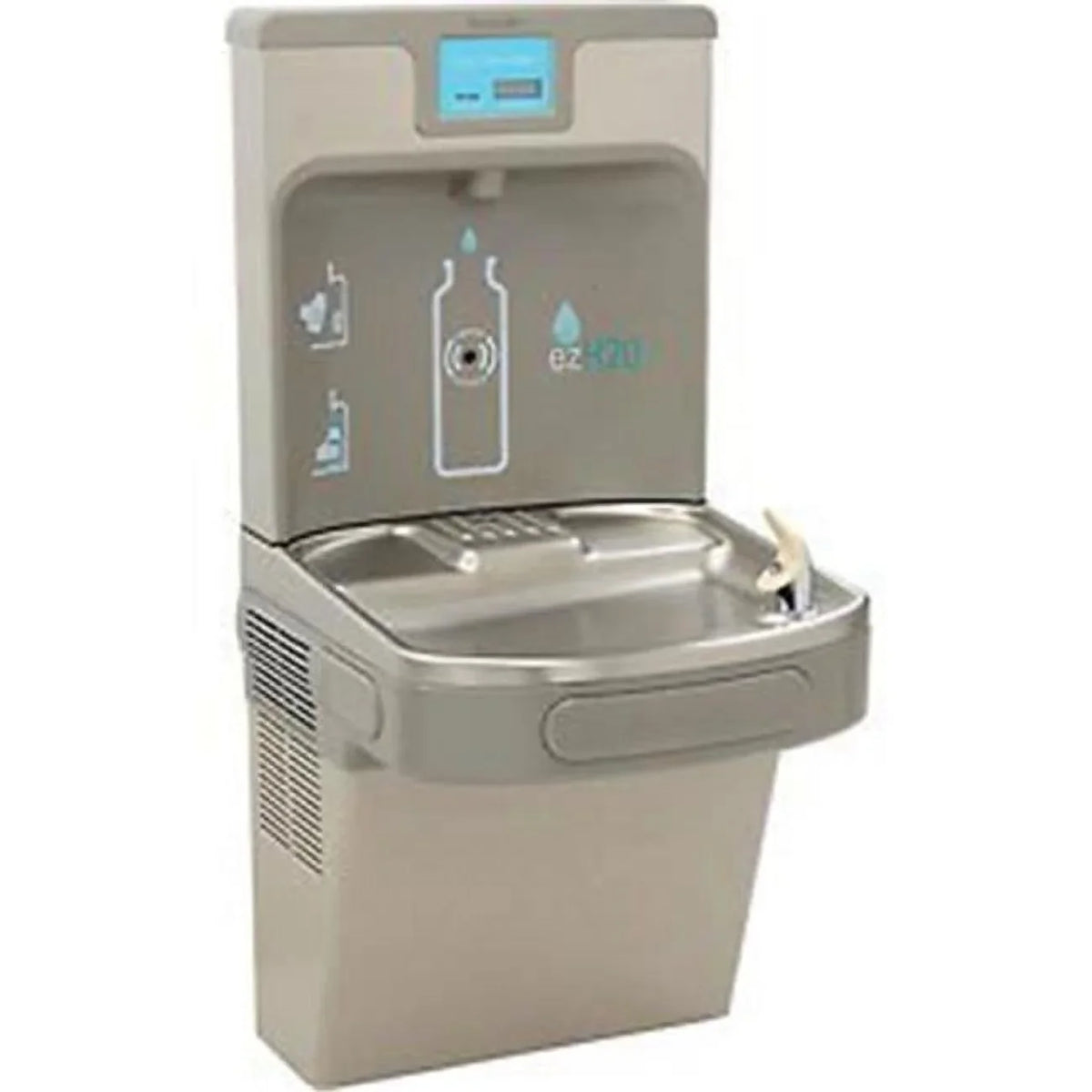 Manufacturing Wall Elkay Station, EZH2O Refilling Water Mount, Bottle Generation Gray Next B384182NG