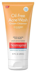 3) Cleanser Neutrogena 6.7 (Pack Of (200Ml) Cream Ounce Wash Acne