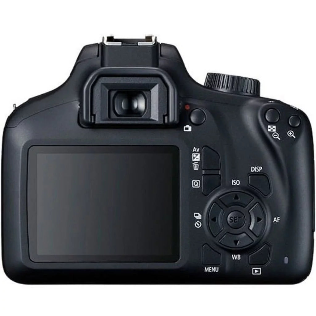 EOS Lens, Rebel with 18 Camera 0.71", 2.17", T100 Digital Black Canon SLR Megapixel