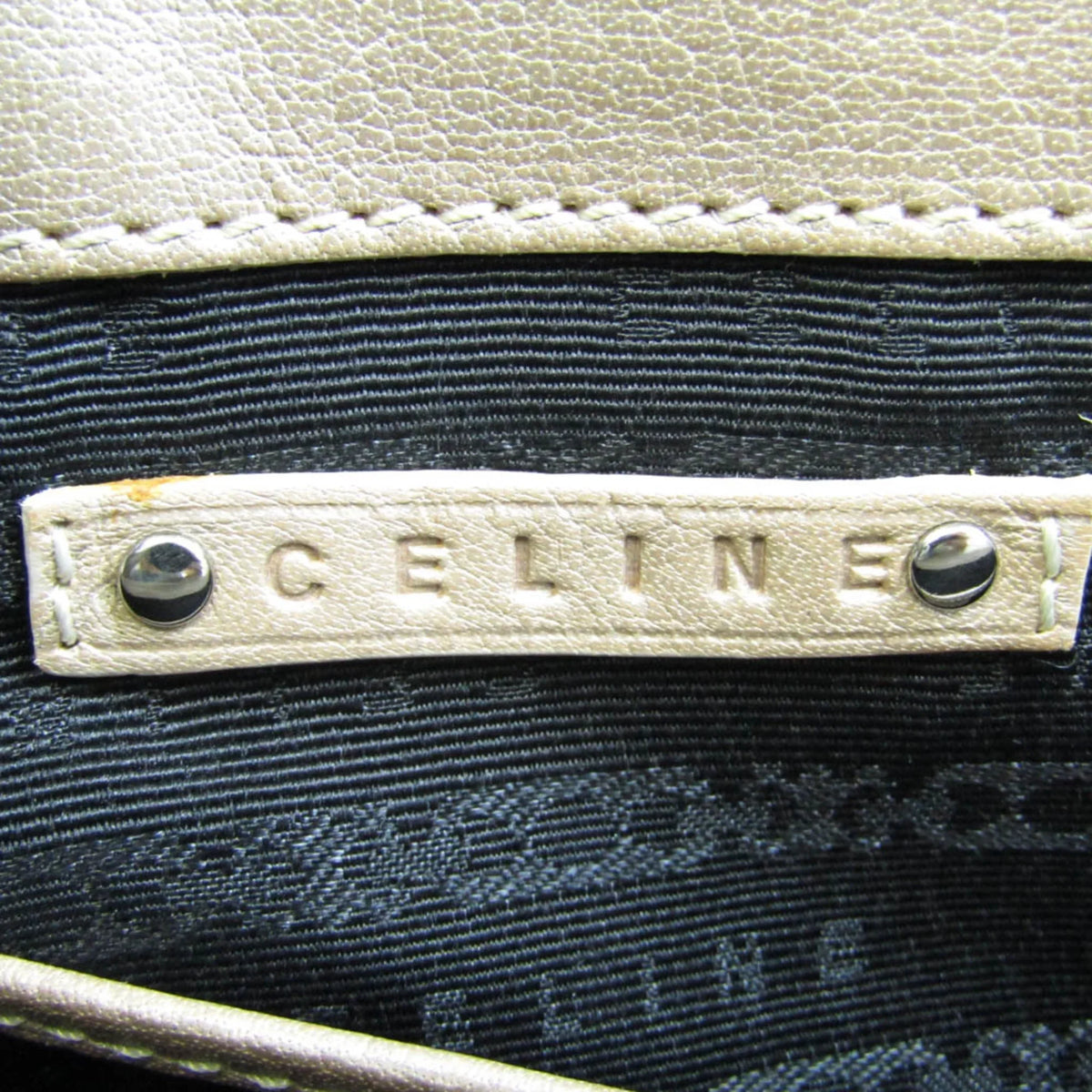 Handbag Celine Beige,Champagne Pre-Owned Boogie Leather Women's (Good)