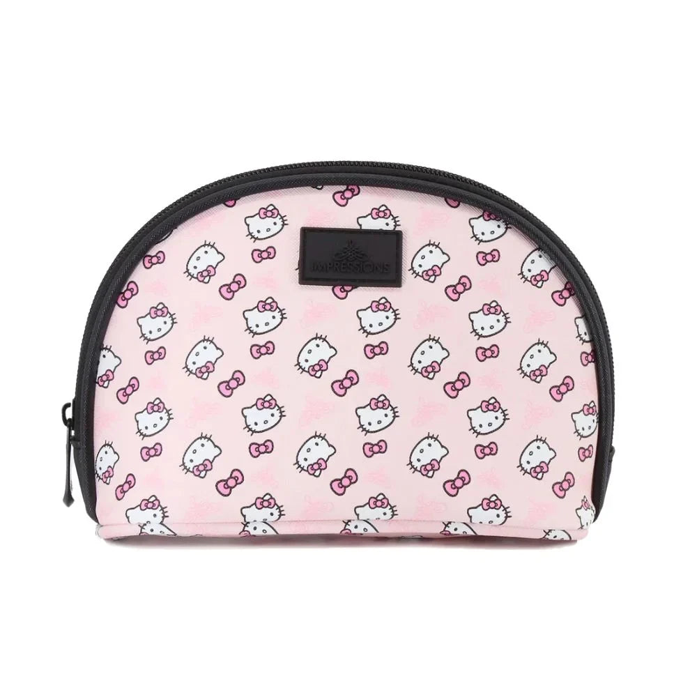 Pcs Bag (White) Waterproof Impressions Makeup Vanity Hello Clutch Kitty 2 Travel Nested Purses, Clutch