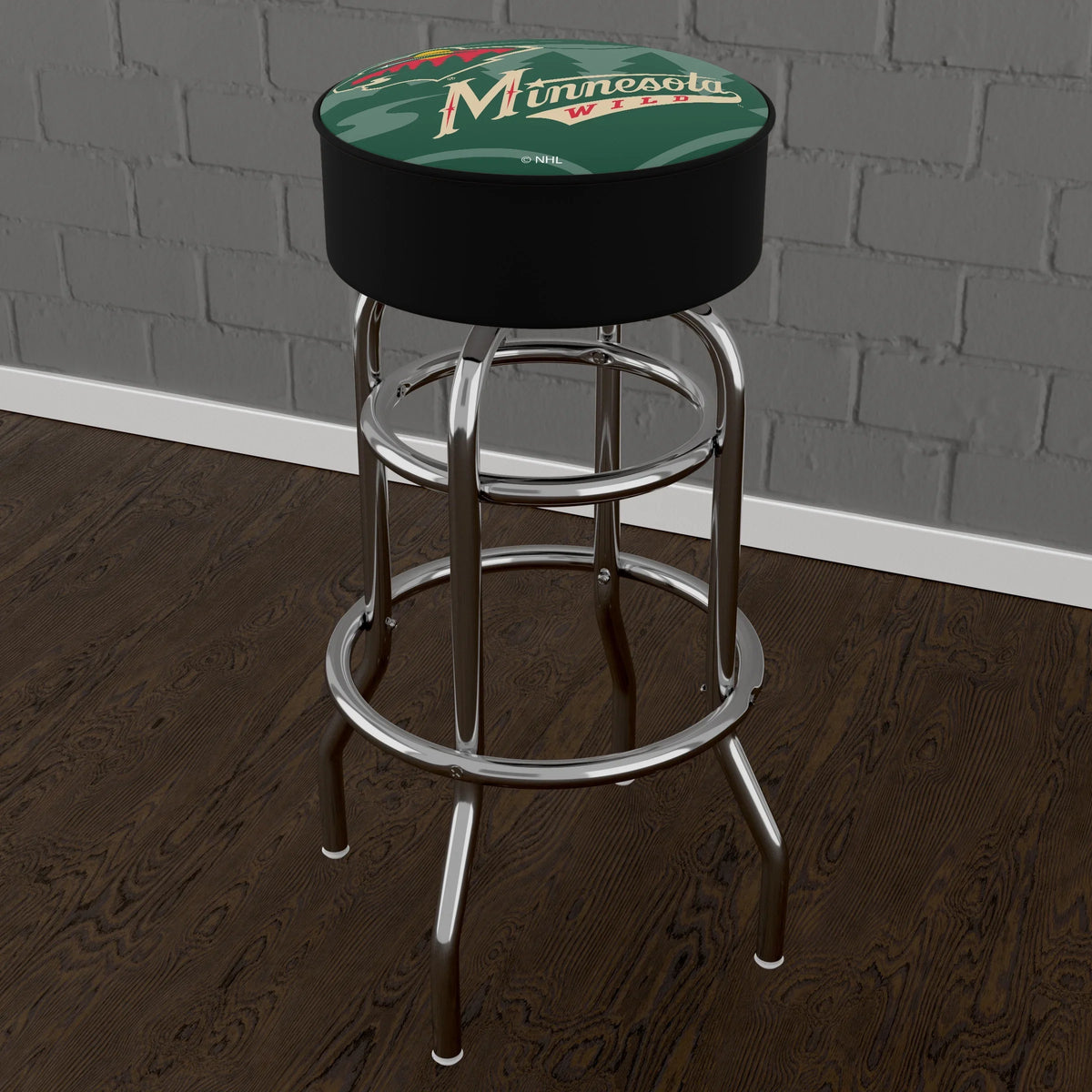 Watermark Stool Bar Padded with Wild Seat Trademark Gameroom Minnesota