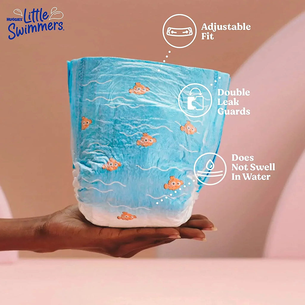 Diapers, Disposable Swimmers 5-6 Ct 17 lbs), Huggies Size (32+ Little Swim