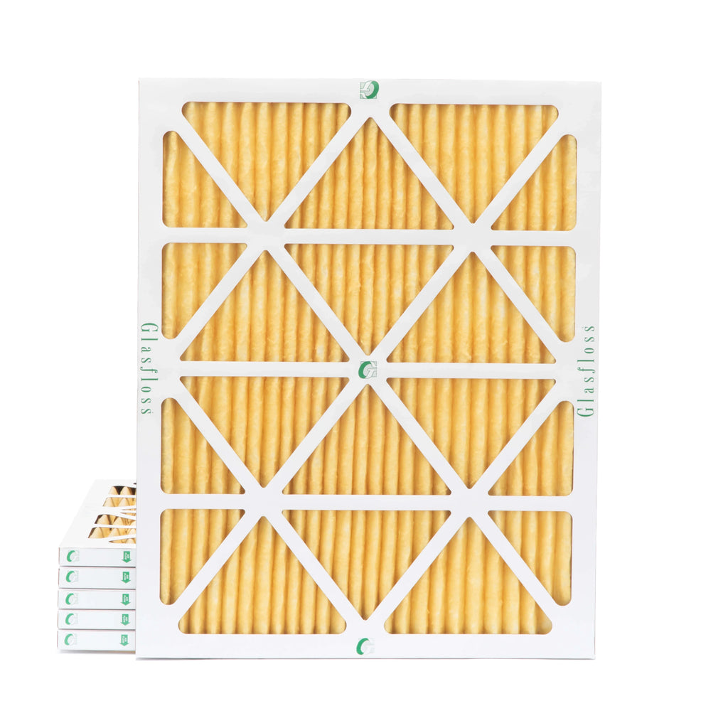 20x24x1 Filters 7/8 23-3/8 6 Size: Air Actual by x 19-3/8 MERV x 11 Glasfloss. of Pack Pleated