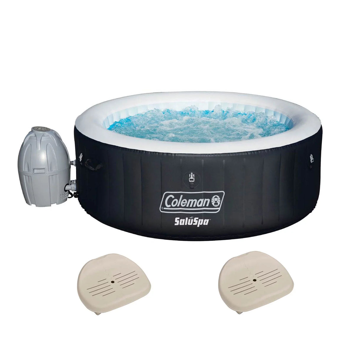 Inflatable Hot Coleman Person Seat Accessory SaluSpa 2 Tub 4 Outdoor &