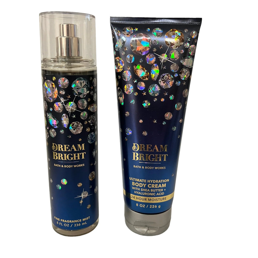 Bright Body & fl Mist Dream 2 oz Works Set 8 Bath Fragrance Fine Cream & Body Pack