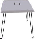 and Fire 24 Pit Push 24 24 to Heat Steel Cover Legs Handle, in) x 24x24x24 (Square, Inch, x Square Carrying Heat Fire Deflector, w/Foldable Stainless 1.5mm Thick, Fire Burner Pit Down Pit Cover