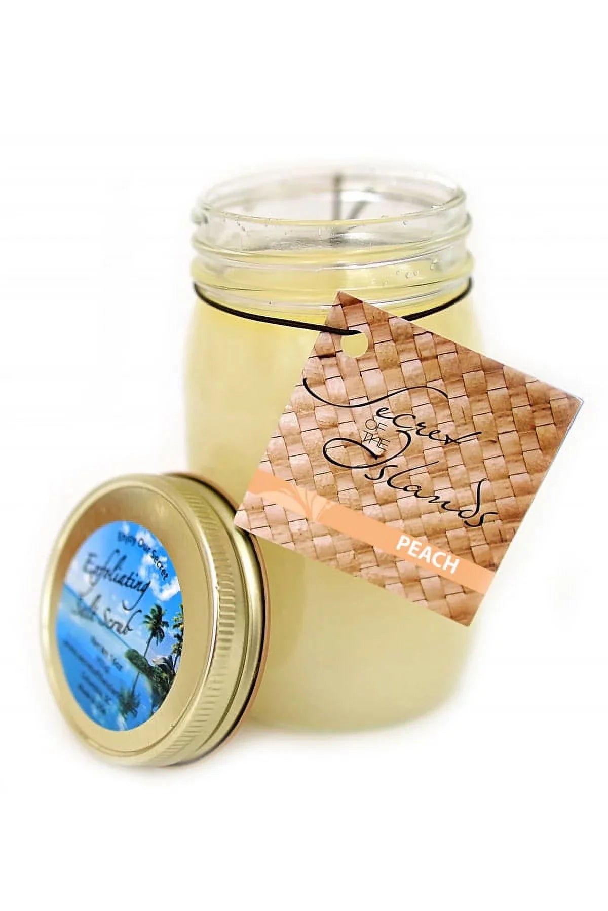 16oz Peach Islands Salt Secret the Scrub of