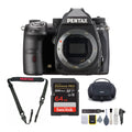 SD (Black) Card & Camera K-3 64GB with Kit, Mark Strap, Body Cleaning III Pentax