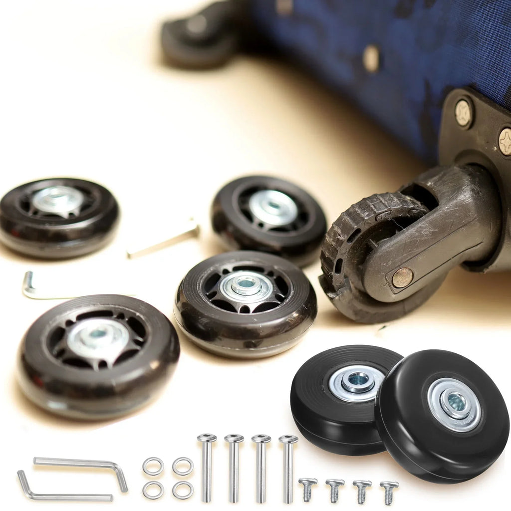 Replacement Suitcase, for 17 Uxcell Black, 0.7" 2 x x mm/2" Luggage Set 51 Wheels
