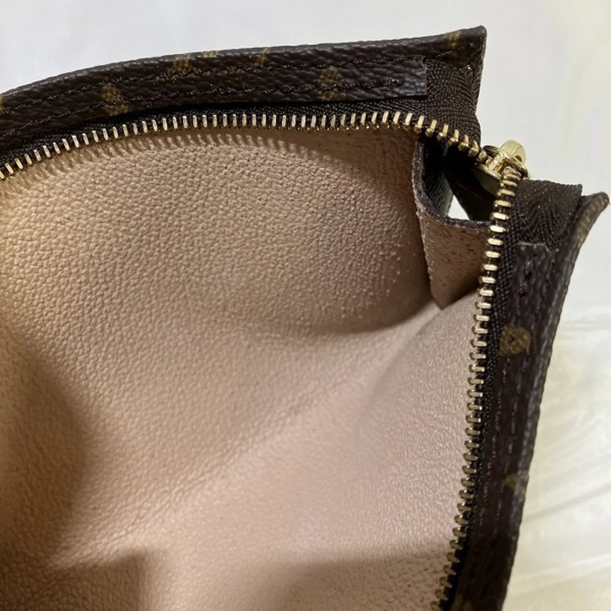 M42238 Baguette Pouch Shoulder Petit Tote Bag Monogram Louis Ladies Pre-Owned PM with Vuitton (Fair)