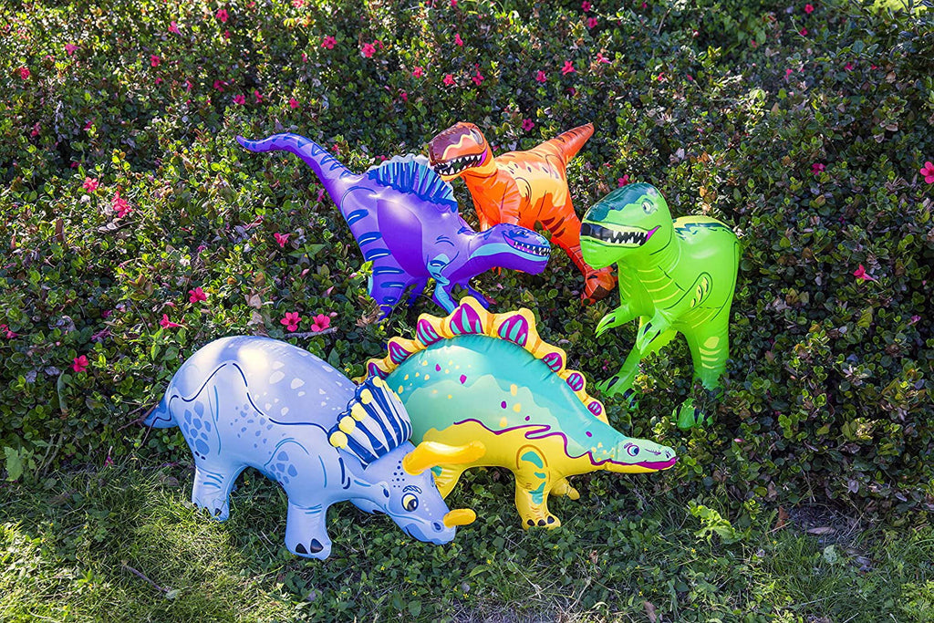 Dazmers | Toys With Dinosaur Pump - Dinosaur T-Rex Set Playset Inflatable