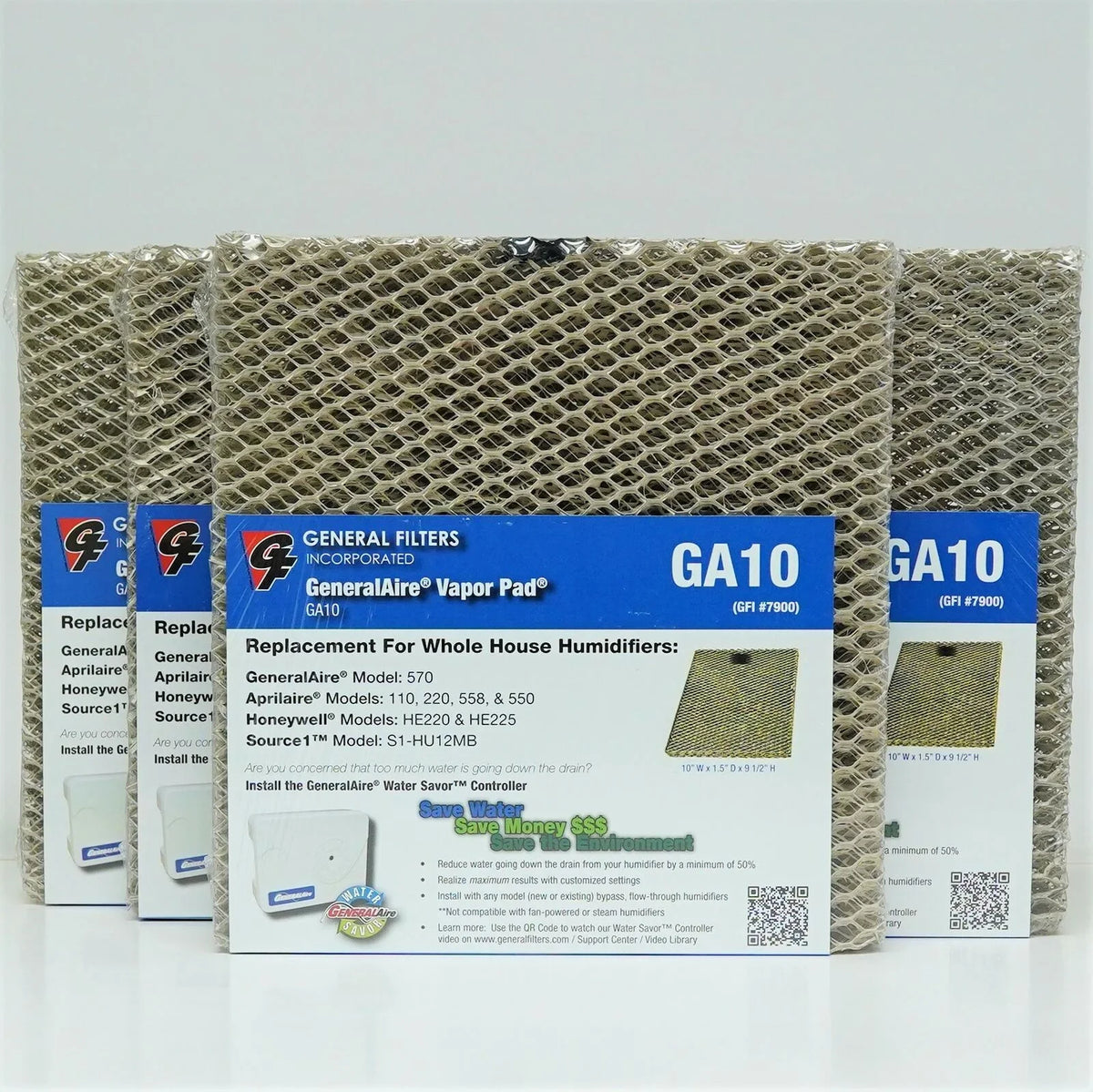 4PAK Aprilaire 550 Water Panel Filter 10-4 for Pad #10 500 Humidifier