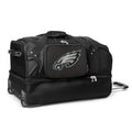 2-Wheel Duffel Bag 27'' Drop Rolling Eagles Bottom MOJO Philadelphia Black