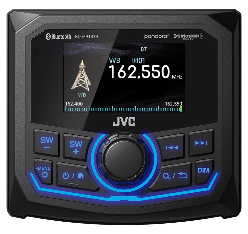 KD-MR1BTS Radio - Kit Marine Stinger Radio Marine 3" With Dash Black, Waterproof Universal SEADASH3B JVC compatible