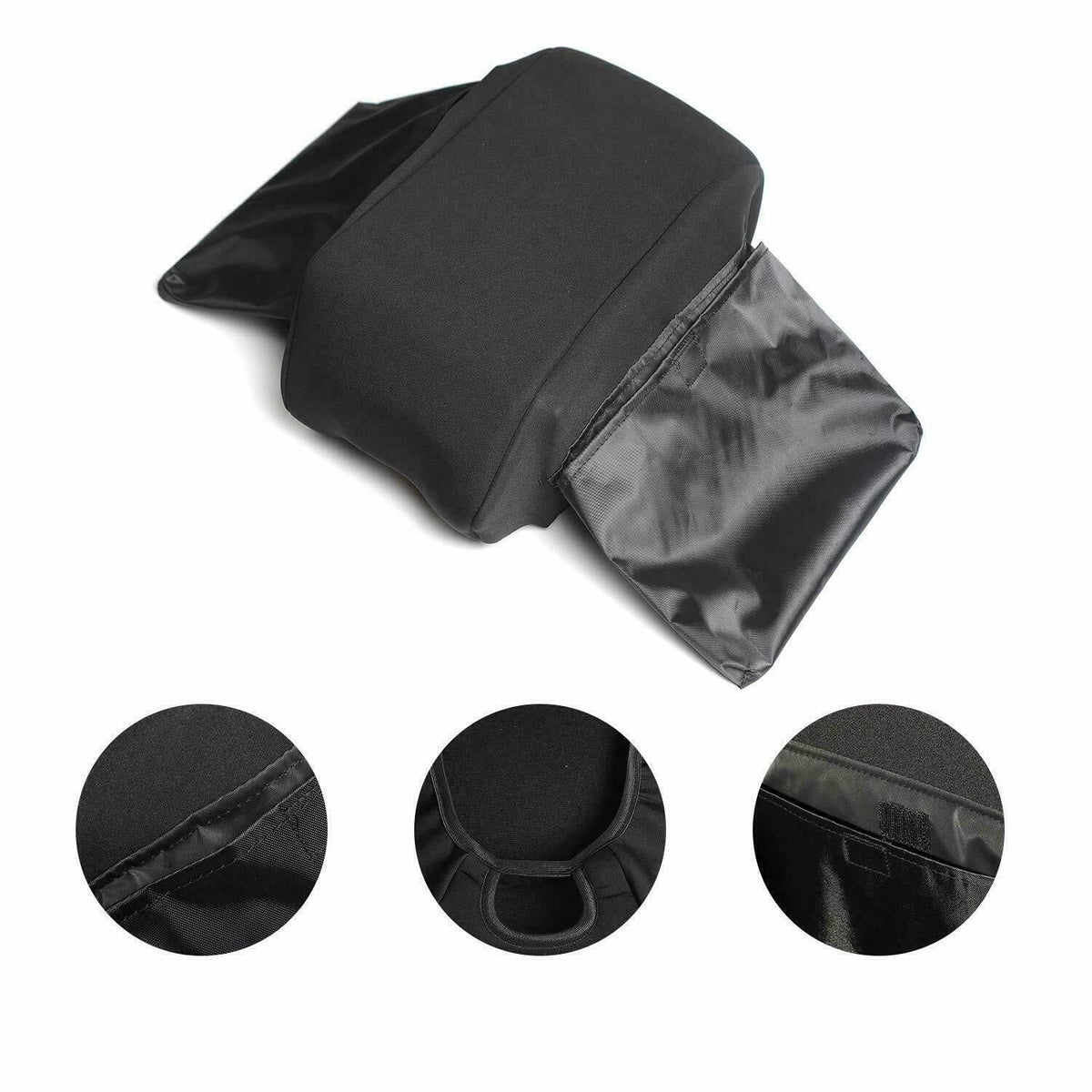 Armrest Cover Protector + Cover Black Console Teledu Pad