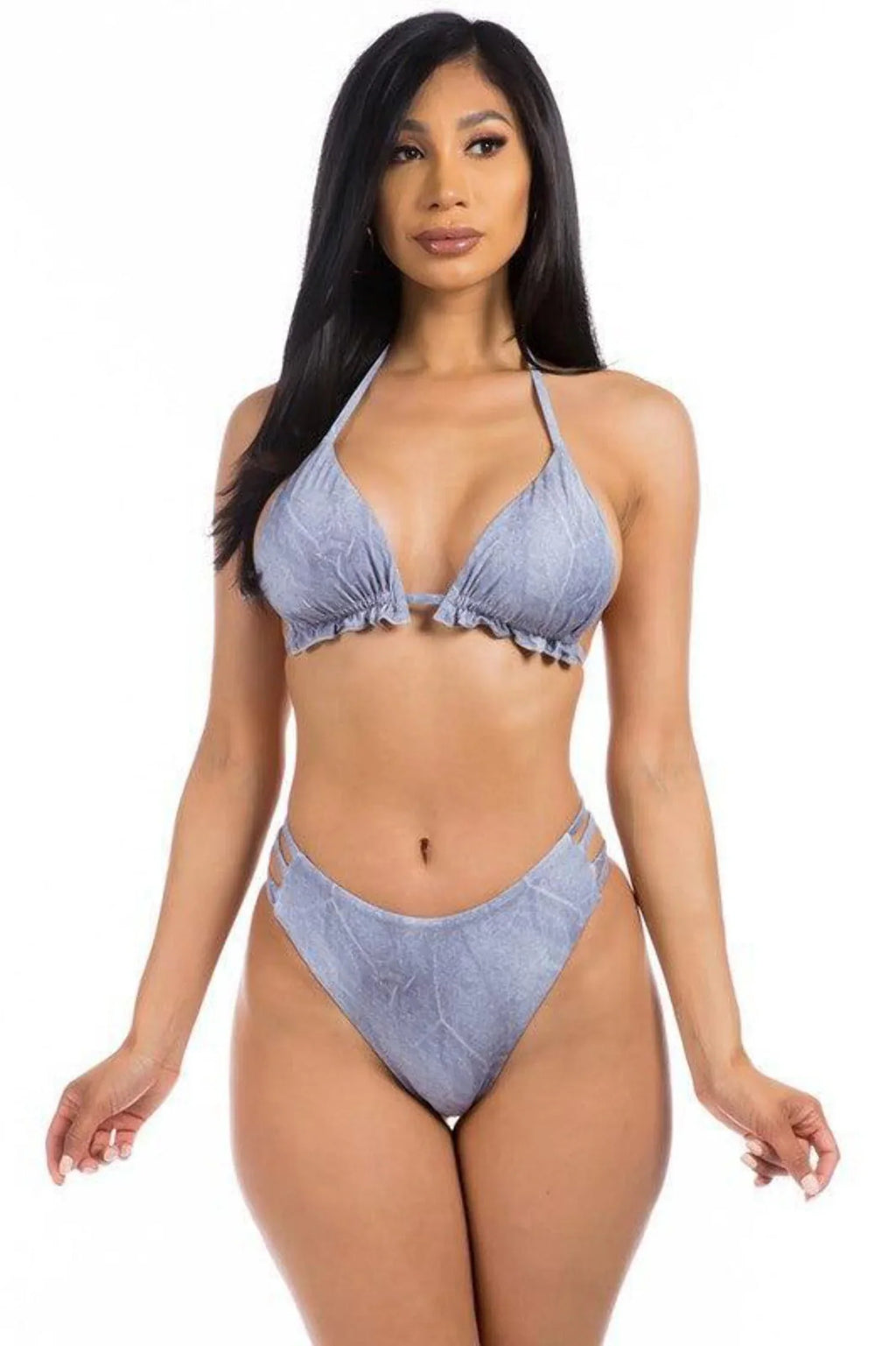 Piece Denim Bikini Two
