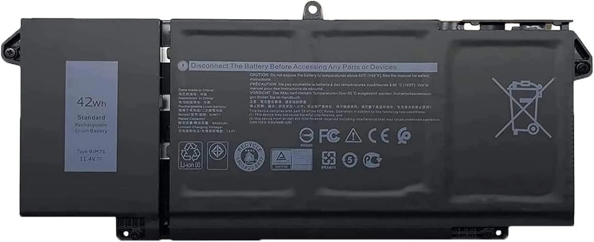 9JM71 for TN2GY 7520 7420 7520 Battery 5320 HDGJ8 Latitude 4M1JN Replacement Dell (11.4V 42Wh) 7FMXV 1PP63 Series 7520 7320 Laptop MHR4G