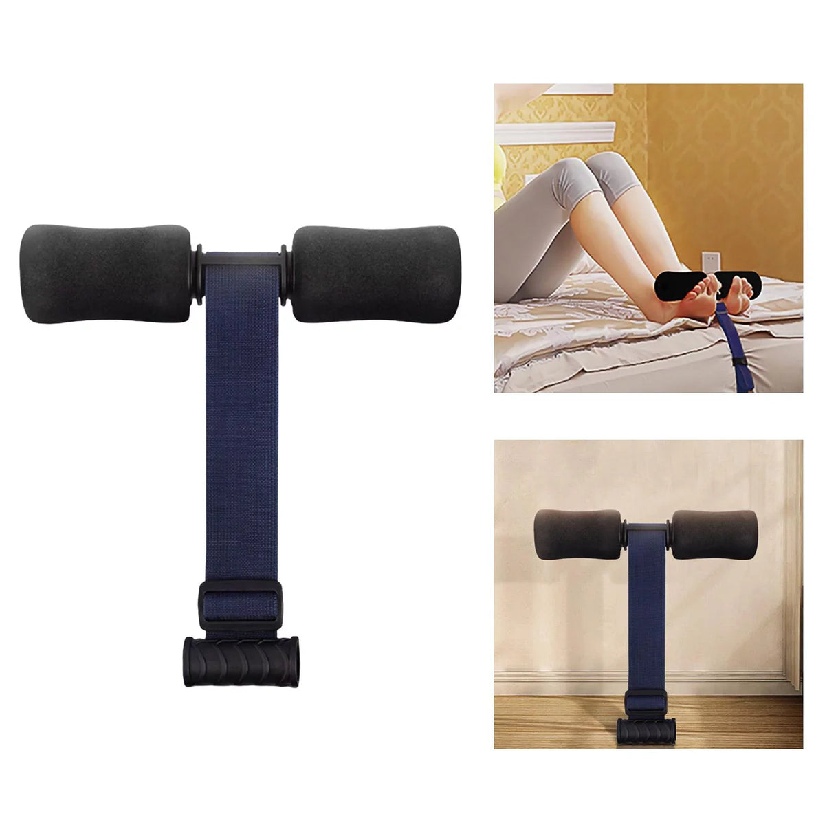 Nordic Padded Workout Strap Abdominal Abdominal Sit Bar Exercise Portable Hamstring