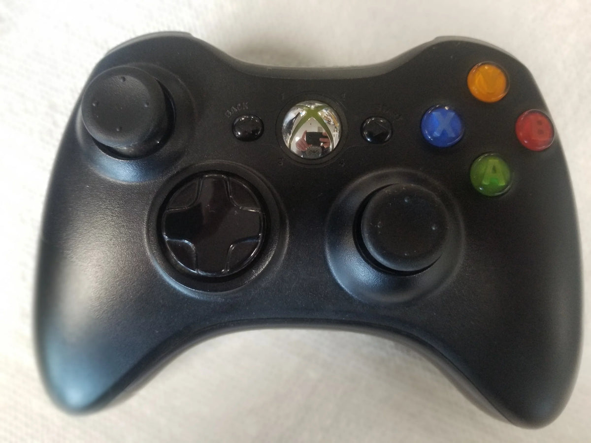 Black Controller Official Microsoft Xbox Pre-Owned 360