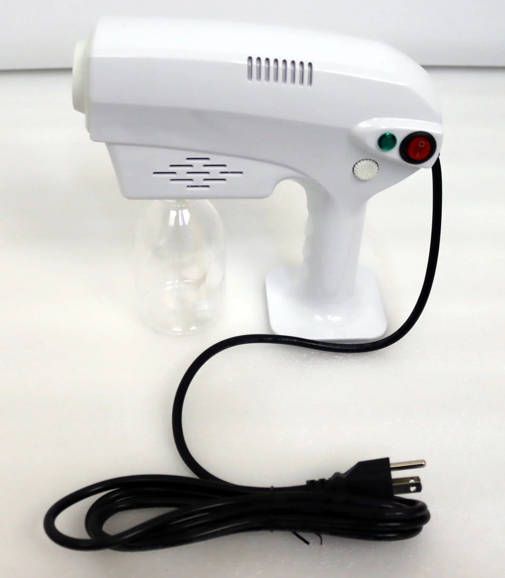 Light Blue 1200W Disinfection Sprayer Fogger Nano Gun Atomizing Sprayer Disinfectant Smart Steam