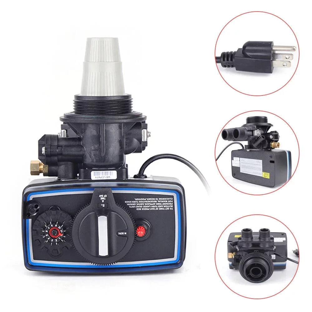 Automatic 3W Resin Valve Tank Softener for Operating Control Clock Water Filter Fichiouy 110V