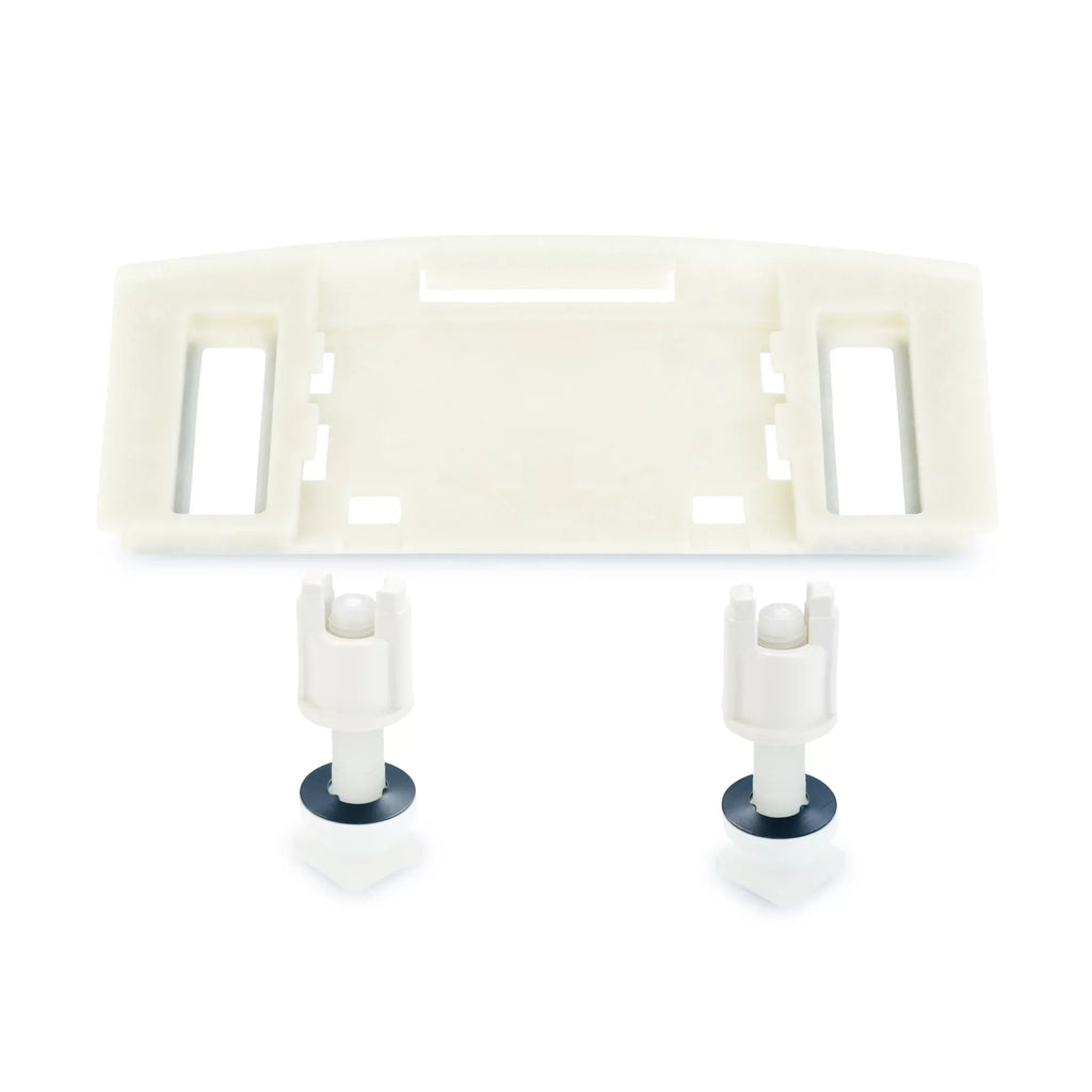 Brondell Bidet Swash SE400 Nozzle, Stainless with Sidearm, White Dryer Steel Round and Seat