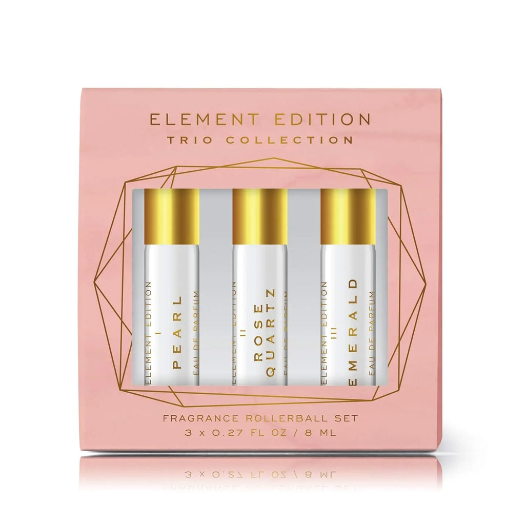 and Gift Fragrance Emerald 0.27 X 3pc Beauty - & 3 Rollerball Pearl, scents. Edition oz Quartz, our - Rose Featuring Tru Set, with Women's Perfume favorite - Element