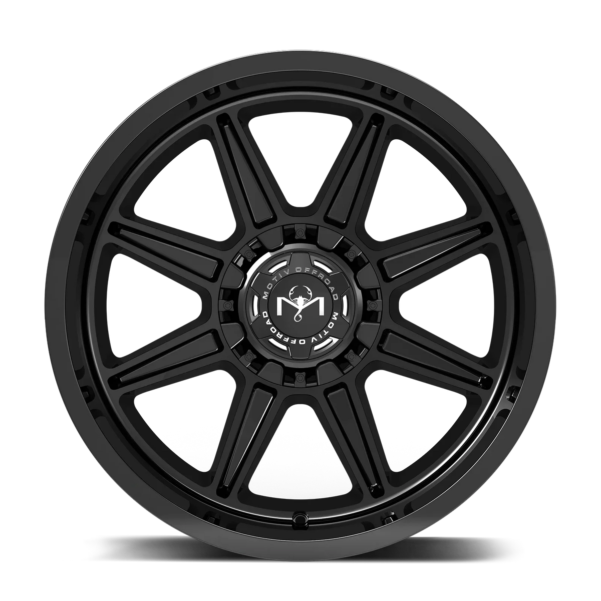 125.2) MTV 17X9 Aluminum Black 8X170 Gloss 428B-7908700 Road (+00) Motiv 428B Balast (HB 428B BALAST Cast Off
