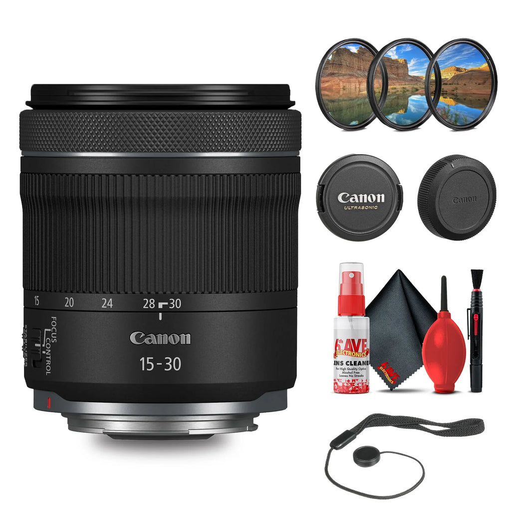 Lens + + 15-30mm f/4.5-6.3 Filter kit More STM IS Kit RF Canon with Cleaning