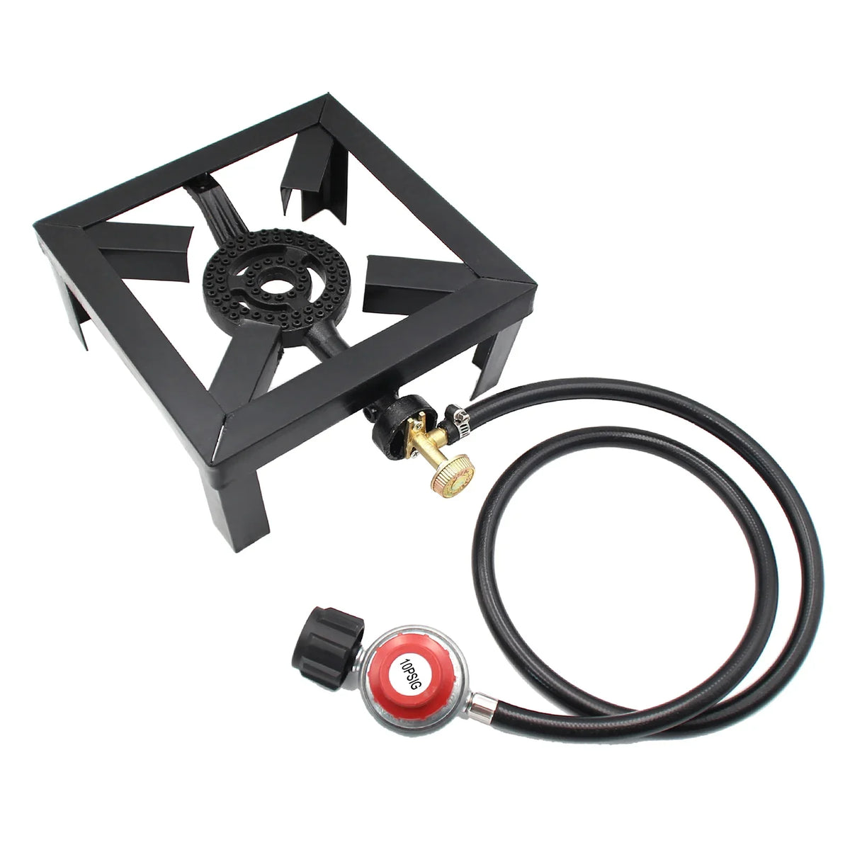 Stove, Iron Cooker Andoer Portable 8KW Cast Gas Control Boiling Ring Fire