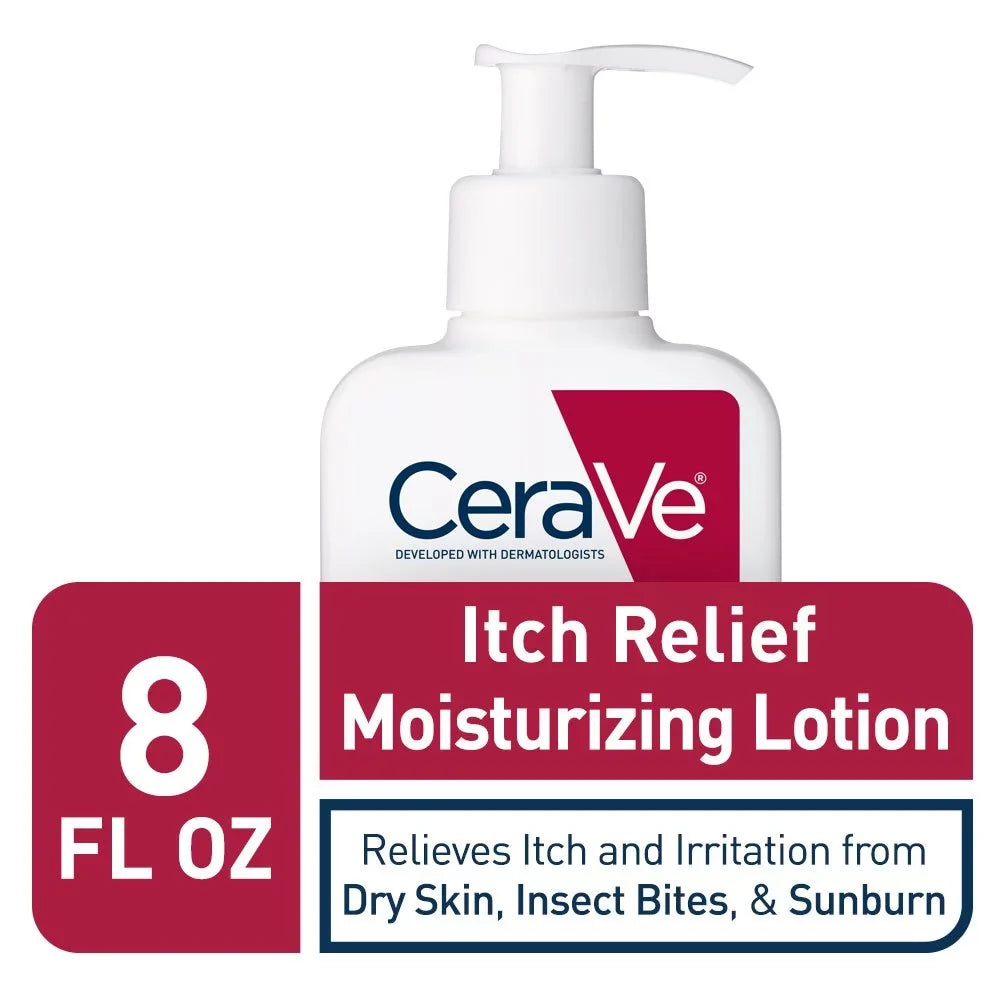 Bites 8 Minor | Moisturizing Anti Skin With Sunburn Bug Irritations, Cerave Itch Hydrochloride Ounce Lotion Relief, Relieves With Pramoxine | Itch