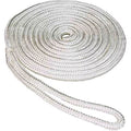 Line, Eye, Dock White 3/8" Braid 20', SeaSense Double x Nylon 10"