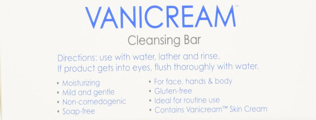 Cleansing For Pack Of Skin, 4. Oz Vanicream Bar Sensitive 3.9