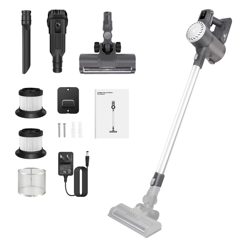 Dayplus Cleaner, 30 Vacuum for HEPA to Up Home Upright Stick Runtime, Mins in Filtration Powerful Cleaners Cordless 1 6 with Lithium Batteries, Vacuum 2000mAh