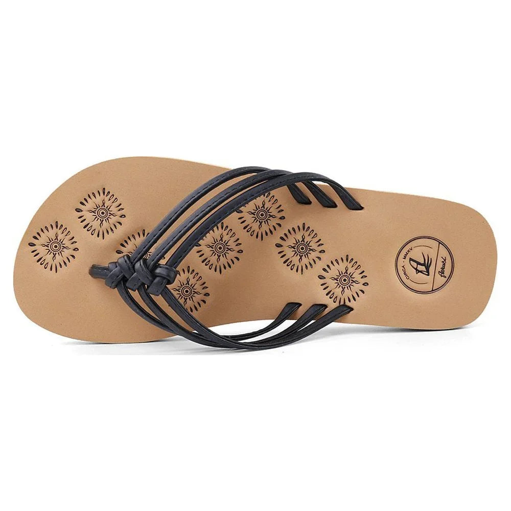Flip Indoor (Black) Women's or Outdoor AERUSI Sandals Casual Livi Walking Life Flop