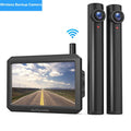 (TW1) Camera No Installation Auto-Vox Channel Reverse Camera Wireless Camera, Backup Wiring Backup Car 2 Camera, Dual Support