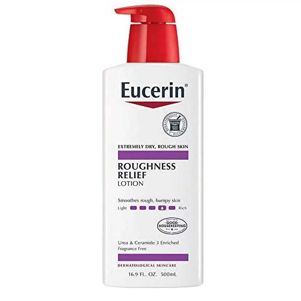 '- Extremely Dry, Lotion oz. fl. Rough Pump Eucerin Roughness Body Skin Lotion - for Bottle 16.9 Full Relief